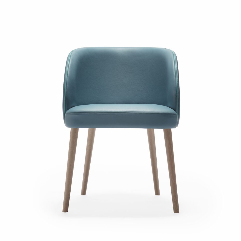 Kyoto Chair, designed for Livoni by Veronica Balutto. Front view.